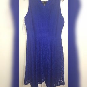 Royal Blue mesh dress